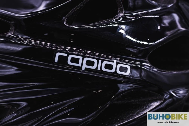 CASCO BICICLETA KASK RAPIDO NEG-NEG ORIGINAL 4 CASCO BICICLETA KASK RAPIDO NEG-NEG ORIGINAL - Imagen 2